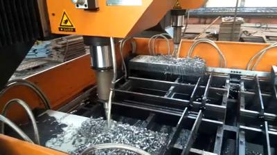 China Eixo móvel do dobro do CNC da máquina de perfuração da placa da flange do metal à venda