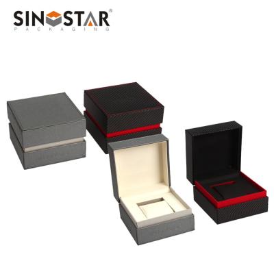 China Leather Timepiece Case with Black Shade and 1 Watch Box Included in Package à venda