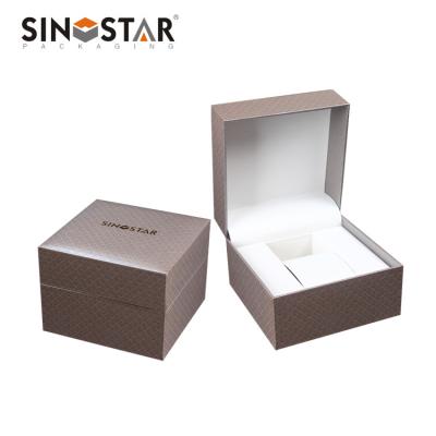China Generic Plastic Timepiece Organizer Box with Inside Material of PU With Texture for à venda