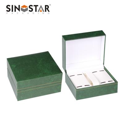 China Generic Plastic Watch Box For Watch Storage And Display Logo Print Customers LOGO On The Box zu verkaufen