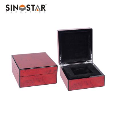 China Classic Design Wooden Watch Holder Box with Watch Storage and Organization Te koop