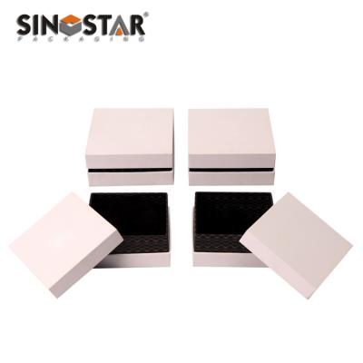 China Printed Paper Jewelry Box with Lid Closure Type and Customized for sale