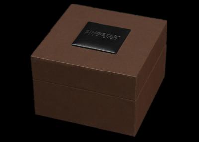 China El plástico de empaquetado de la caja de reloj de las mujeres del regalo cubrió el estilo elegante 100 * 100 * 75m m en venta