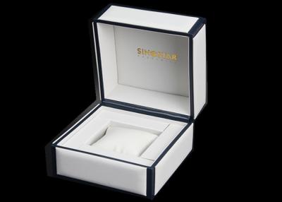 China Caixa de armazenamento luxuosa do relógio de pulso, branca/caixa fêmea vazia Eco do preto relógio - amigável à venda