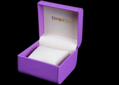 China Durable Women Watch Box Luxury Waterproof Velvet Inside For Presentation Gift for sale