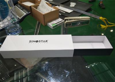Китай Подарочная коробка ювелирных изделий прямоугольника длинная небольшая, экран печатая белую подарочную коробку дозора продается