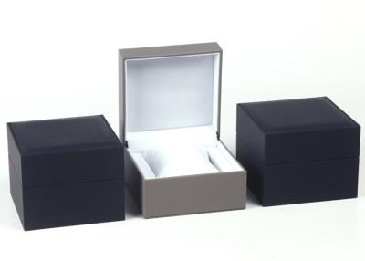 China Caja de regalo reciclable del reloj para hombre, sola caja plástica del reloj del alto lustre en venta