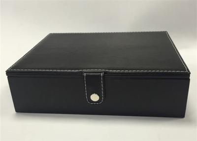 China Professional Earring Jewelry Box , High End Black Jewelry Box Eco - Friendly for sale
