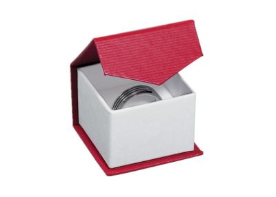China Fancy Cardboard Ring Jewelry Box Recyclable Custom Size Environmentally Friendly for sale