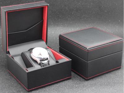 China Eco - Friendly Plastic Watch Box PU Leather Outside Waterproof Environmentally Friendly for sale