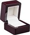 China High End Rigid Simple Jewelry Box , Custom Luxury Handmade Ring Jewelry Box for sale