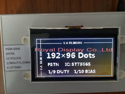 China Tipo gráfico RYG19264B del módulo DFSTN LCD del LCD del DIENTE estándar tamaño pequeño  en venta
