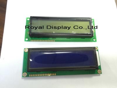 中国 STN 16x2の特性LCDの表示モジュール白いLEDのバックライトRYB1602B 販売のため