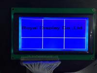 China FSTN Postive STN Bule Graphic Lcd Display Module 240*128 Dots With T6963C for sale