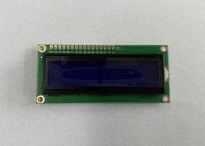 China 1602 Character LCD Display Monochrome STN Blue Alphanumeric LCD 16X2 for sale