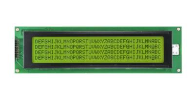 China RYB4004Alcd Character Display , Oled Character Display Yellow / Green / White LED Backlight for sale