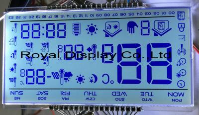 China Azul de encargo Amber Low Power Consumption blanca del panel LCD de RYD1201AA en venta