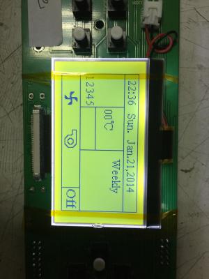 China UC1698 Driver Dot Matrix Lcd For Fireplace RYG180100A Wide Operation for sale