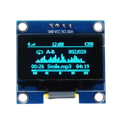 China High Contrast Color 0.96'' OLED Display Module 128X64 Dots Matrix Screen for sale