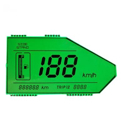 China 7 Segment Motorcycle Speedometer TN LCD Screen Transflective for sale