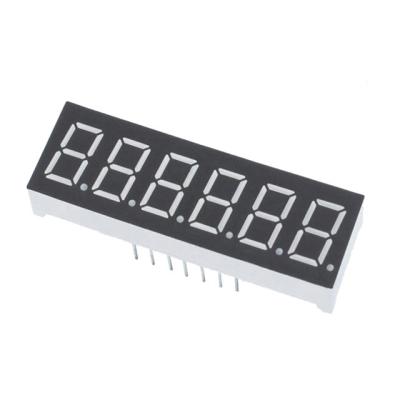 China RGB 0.28in Common Anode Numeric LED Display 6 Digits 10mm Pixels for sale