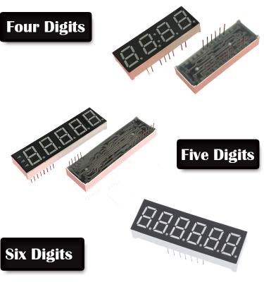 China Wholesaler Customized 3.6v Common Anode Smd LED Segment Display 7 Segment 10mm Pixels for sale