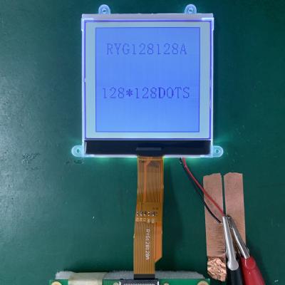 Κίνα RYG128128A γραφική ενότητα μονοχρωματικό Stn γκρίζο 128x128 FPC LCD προς πώληση