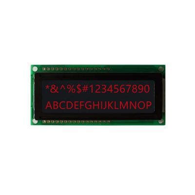 China Character Lcd Module Fstn 16x2 Black Character Lcd Display With Lcd Backlight for sale