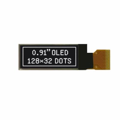 China 0.91 Inch OLED Display Module 128X32 I2c Interface 14 Pin HTN STN for sale