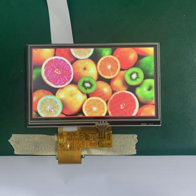China 480×272 Dots TFT LCD Display 5.0V RGB 40 Pin 6 Bits 5.0 Inch Touch Panel for sale