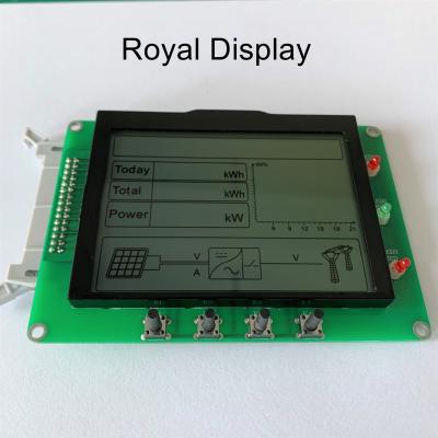 China 128X16dots exhibición gráfica positiva del icono FSTN Transflective 1/65duty 1/9bias LCD en venta