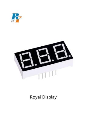 China 0.56 Inch LED Segment Display CC Polarity 110mcd 7 Segment LED Display for sale