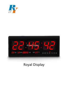China CC Polarity LED Segment Display Tn Monochrome Temperature Calendar for sale