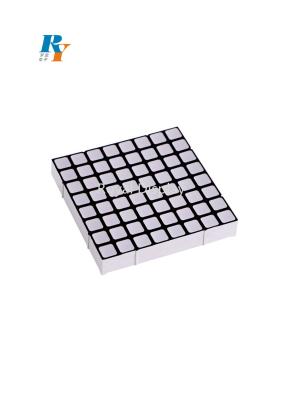 China LVDS LED Matrix Display Module 6mm Pixels Square 8X8 RGB 20mA for sale
