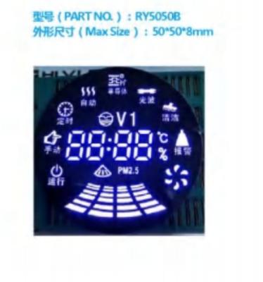 China Los gráficos interiores dividen la pantalla LED en segmentos para un voltímetro más limpio del agua en venta