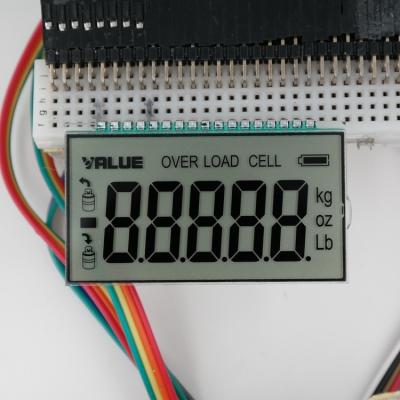 China HTN 3.0V Custom LCD Panel Small Meter Graphic Monochrome LCD Display for sale