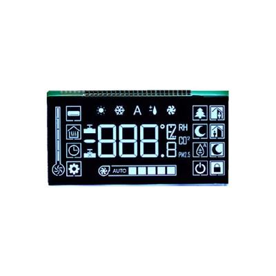 China Customized TN Black Seven Segment Lcd Display Touch Digit For Water Meter / Energy Meter for sale