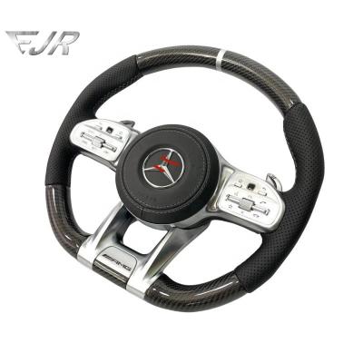 China Custom Carbon Fiber Steering Wheel For Mercedes Benz S Class W222 S500 Model Fitment for sale