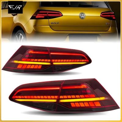 China Taillight Assembly For Volkswagen Vw Golf 7 13-21 Retrofit 7.5 Generation Full Led Rear Tail Light Flow Steering Running for sale