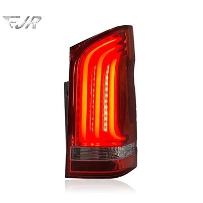 China Taillight Assembly 16-20 For Mercedes Benz Vito Modified High End V Class LED Driving Turning Rear Tail Lights Flowing for sale