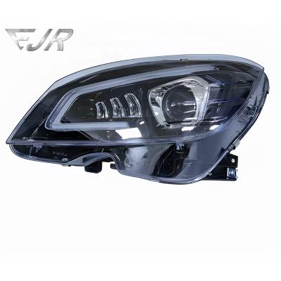China 07-11 Mercedes Benz C-Class W204 Headlight Assembly C200C63 Modified LED Lens Daily Running Light Streamer Turn Signal for sale