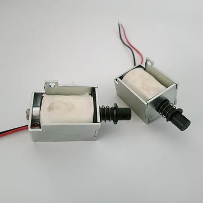 China Micro Linear Solenoid Push Pull Solenoid Valve Dc 12 Volt Push Pull Actuator for sale