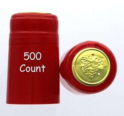 China Matte Burgundy Personal Heat Shrink Capsules Non Toxic 60mic - 80mic Thickness for sale