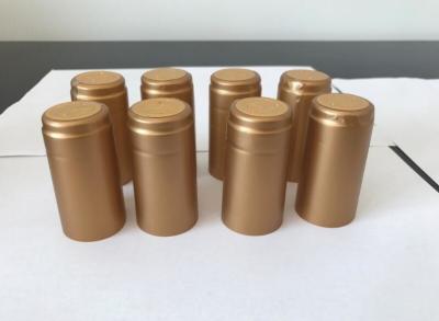 China Waterproof PVC Heat Shrink Capsules PVC Wine Caps Multi Color Printing for sale