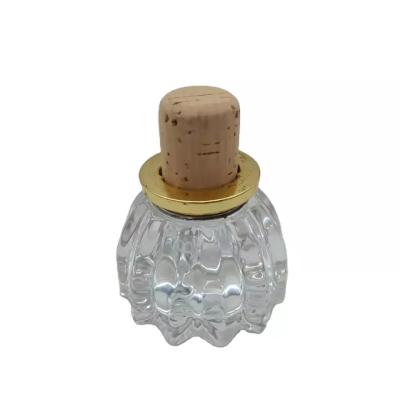 China Custom Natural Wine Corks  With Transparent Glass T Corks Stopper for sale