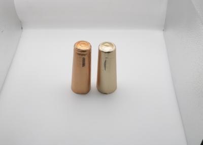 중국 엠보싱된 34*90mm 샹파뉴 포도주병 알루미늄 금속 포일 수축 캡 판매용