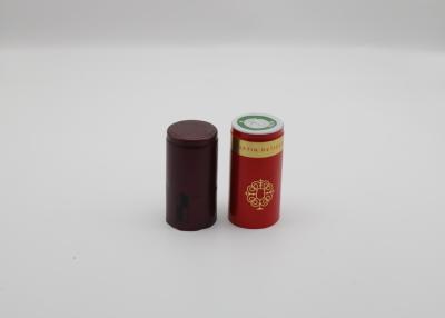 China 25*43mm 30*60mm Whisky Wine Bottle Tamper Proof Aluminium Closures Caps for sale