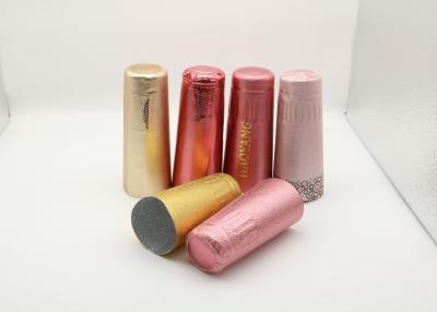 China Champagne Aluminium Foil Capsules for Sparkling Wine and Vodka Bottle Shrink Caps for sale