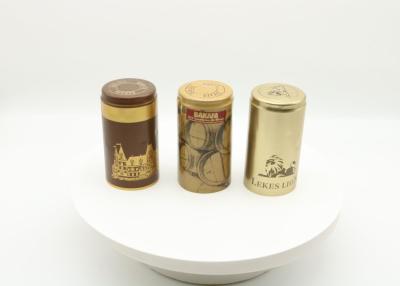 China Cápsula de alumínio vazia personalizada da garrafa de Champagne Wine Beer Glass Shrink do vácuo com a cópia da etiqueta da folha do selo à venda