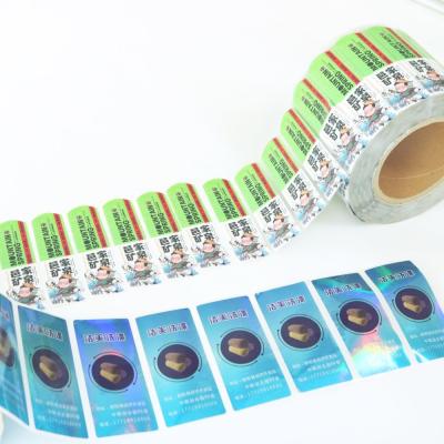 China Customized Adhesive Labels Roll Printed Stickers Waterproof Self Adhesive Vinyl Die Cut Brand Logo Sticker for sale
